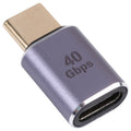 40Gbps USB-C / Type-C Male to Female Adapter, Type-C 4.0 M to F – Aluminum Alloy Type-C 4.0 M to F