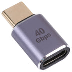40Gbps USB-C / Type-C Male to Female Adapter, Type-C 4.0 M to F – Aluminum Alloy Type-C 4.0 M to F