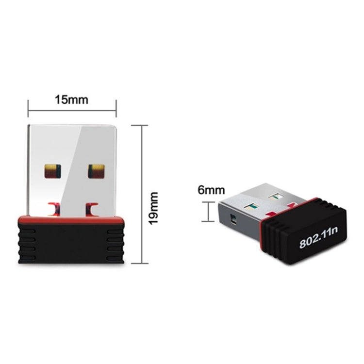 RTL8188 150Mbps 2.4GHz USB 2.0 WiFi Adapter External Network Card – Data Transmission