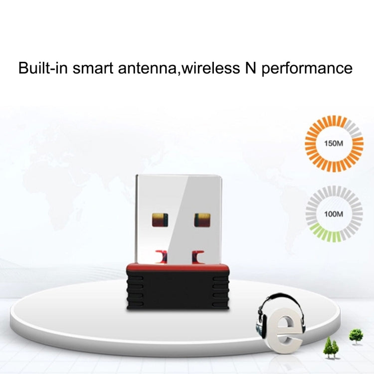 RTL8188 150Mbps 2.4GHz USB 2.0 WiFi Adapter External Network Card – Data Transmission