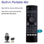 MX3-L Voice with Backlight 2.4GHz Fly Air Mouse Wireless Keyboard Remote Control, Voice with Backlit – Durable Build, Easy to Use