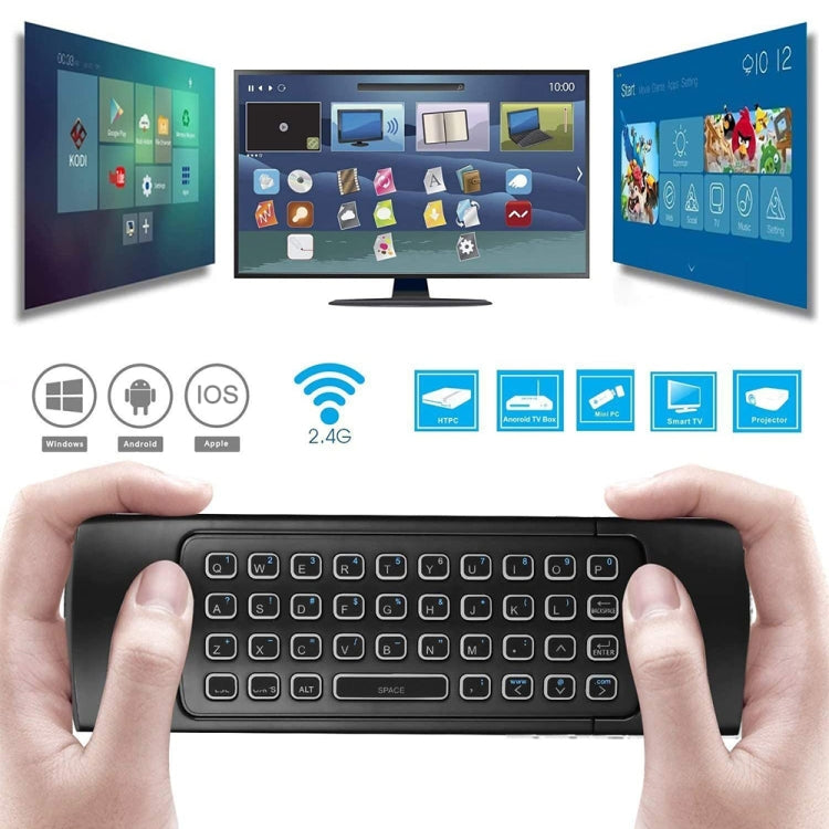 MX3-L Voice with Backlight 2.4GHz Fly Air Mouse Wireless Keyboard Remote Control, Voice with Backlit – Durable Build, Easy to Use