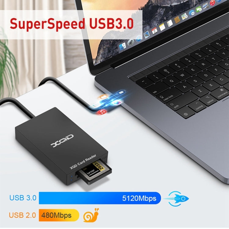 Rocketek XQD312 Type-C to SD / XQD 2 in 1 Card Reader, Type-C – Card Slot