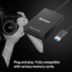 Rocketek XQD312 Type-C to SD / XQD 2 in 1 Card Reader, Type-C – Card Slot