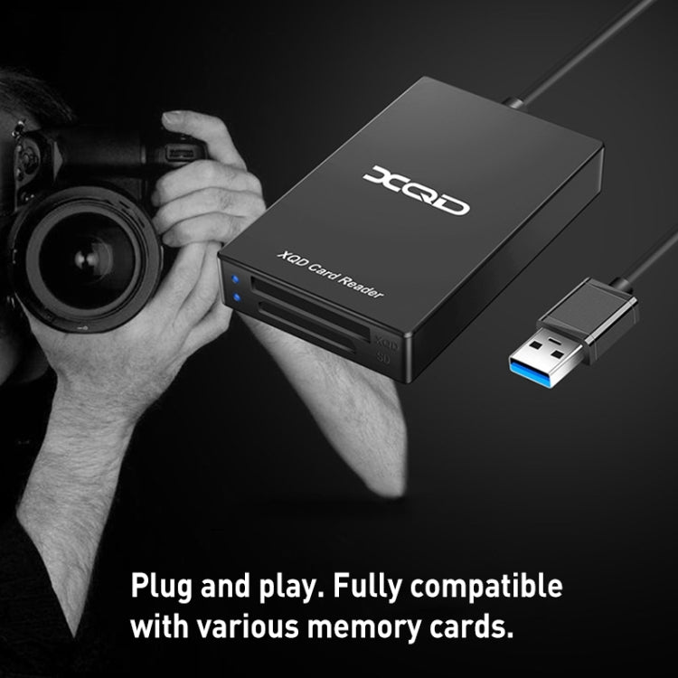 Rocketek XQD312 Type-C to SD / XQD 2 in 1 Card Reader, Type-C – Card Slot