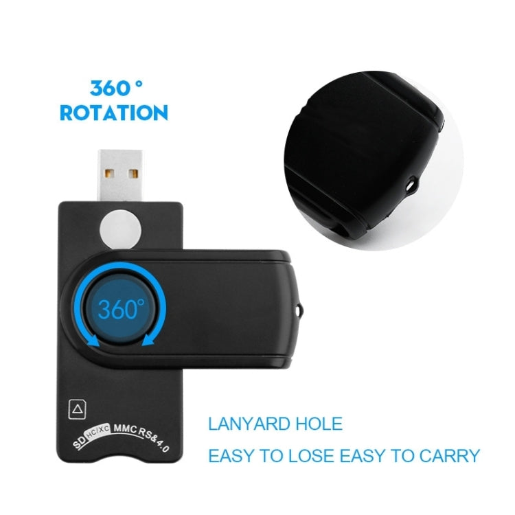 Rocketek SCR10 USB2.0 Smart Card / SD / TF / M2 / MS / SIM Card Reader, SCR10 – Durable Build, Easy to Use