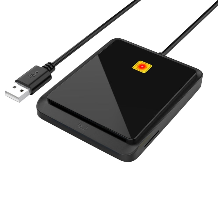 Rocketek CR317 USB 2.0 SIM / ID / CAC Smart Card 2 in 1 Card Reader – Durable Build, Easy to Use Black