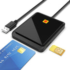 Rocketek CR317 USB 2.0 SIM / ID / CAC Smart Card 2 in 1 Card Reader – Durable Build, Easy to Use
