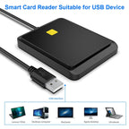 Rocketek CR317 USB 2.0 SIM / ID / CAC Smart Card 2 in 1 Card Reader – Durable Build, Easy to Use