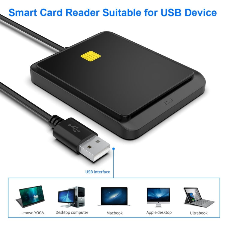 Rocketek CR317 USB 2.0 SIM / ID / CAC Smart Card 2 in 1 Card Reader – Durable Build, Easy to Use