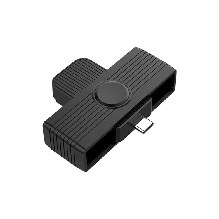 Rocketek CR318-C Type-C Smart Card / SIM / ID / CAC Card Reader, Type-C – Durable Build, Easy to Use Type-C