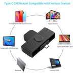 Rocketek CR318-C Type-C Smart Card / SIM / ID / CAC Card Reader, Type-C – Durable Build, Easy to Use