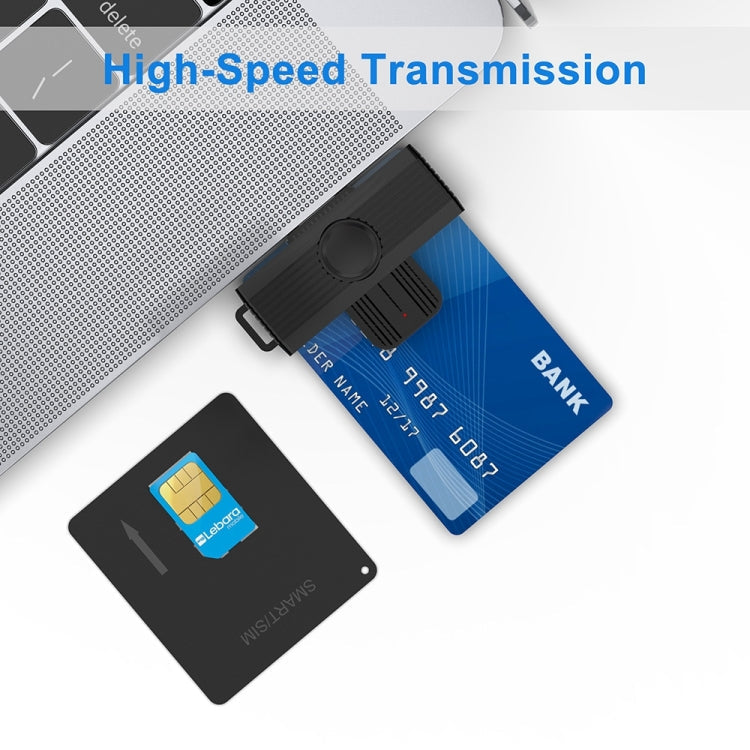 Rocketek CR318-C Type-C Smart Card / SIM / ID / CAC Card Reader, Type-C – Durable Build, Easy to Use