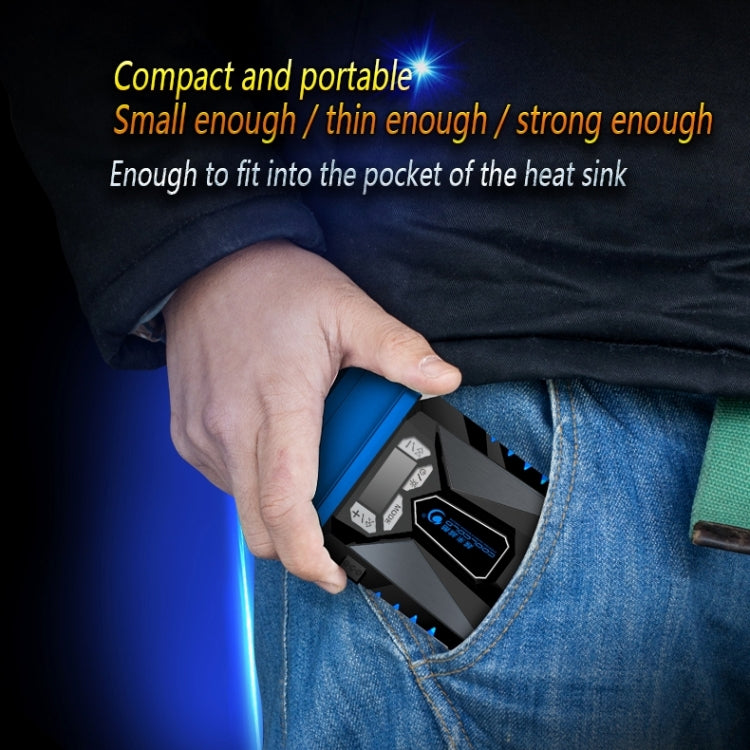 Ice Troll 5 COOLCOLD Portable Laptop Cooling Fan Air Cooler Speed Adjustable High Performance Notebook Fan Cooler Controller, USB 5V (Black) – Durable Build, Easy to Use