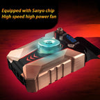 Ice Troll 7 COOLCOLD Portable Laptop Notebook Fan Turbo Radiator Ultra Silent Cooling Fan, AC 220V(Bronze) – Durable Build, Easy to Use