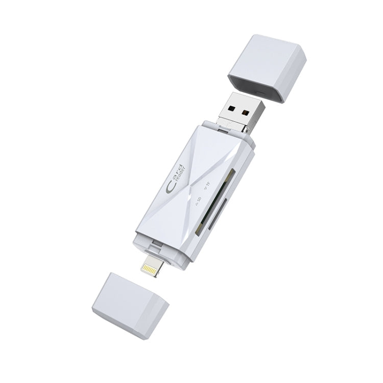 ADS-208 8 Pin+USB+Micro USB Multi-function Card Reader – Card Slot