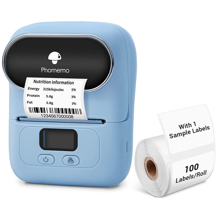 Phomemo M110 Home Handheld Mini Bluetooth Thermal Printer – Bluetooth Blue