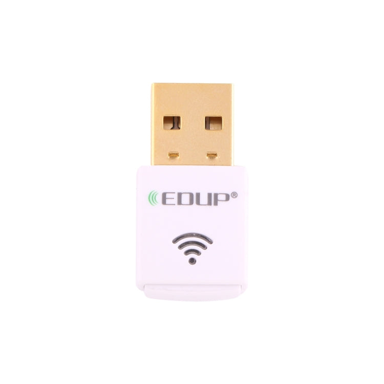 EDUP EP-AC1619 Mini Wireless USB 600Mbps 2.4G / 5.8Ghz 150M+433M Dual Band WiFi Network Card for Nootbook / Laptop / PC, EP-AC1619 600Mbps (White), EP-AC1619 600Mbps (Black) – Durable Build, Easy to Use