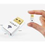 EDUP EP-AC1619 Mini Wireless USB 600Mbps 2.4G / 5.8Ghz 150M+433M Dual Band WiFi Network Card for Nootbook / Laptop / PC, EP-AC1619 600Mbps (White), EP-AC1619 600Mbps (Black) – Durable Build, Easy to Use