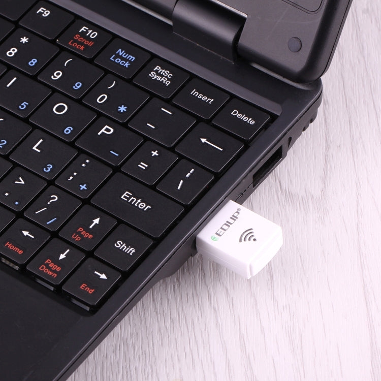 EDUP EP-AC1619 Mini Wireless USB 600Mbps 2.4G / 5.8Ghz 150M+433M Dual Band WiFi Network Card for Nootbook / Laptop / PC, EP-AC1619 600Mbps (White), EP-AC1619 600Mbps (Black) – Durable Build, Easy to Use