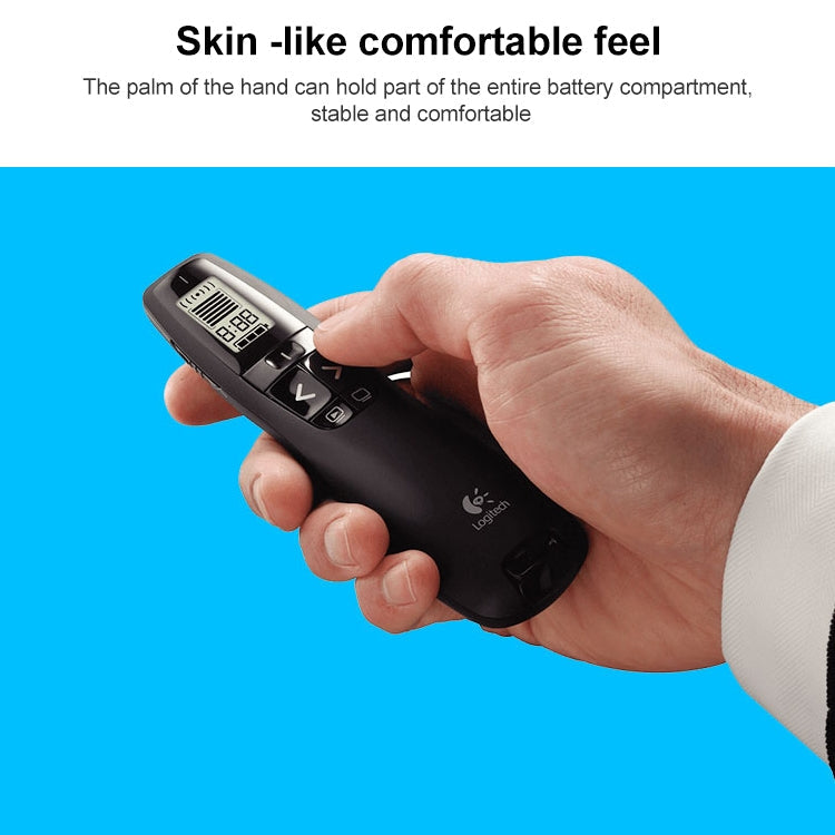 Logitech R800 2.4Ghz USB Wireless Presenter PPT Remote Control Flip Pen, R800 – Flip