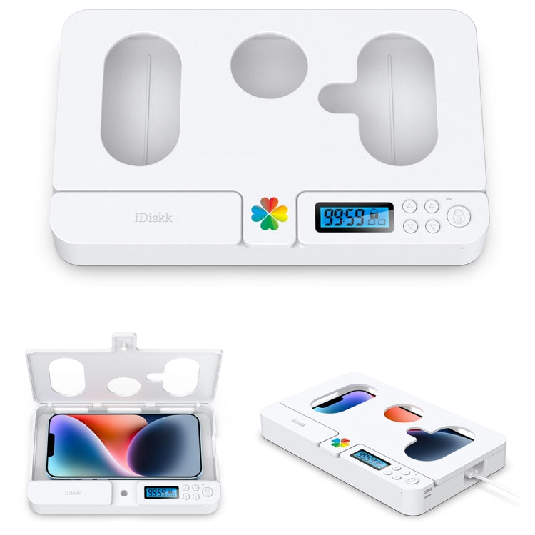 Phone Lock Box – Self-discipline Smart Phone Lock Timing Box, lock01 White