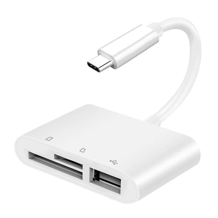 NK103TC Card Reader – 3 in 1 USB-C / Type-C Male to SD + TF + USB Female Camera Reader, NK103TC NK103TC