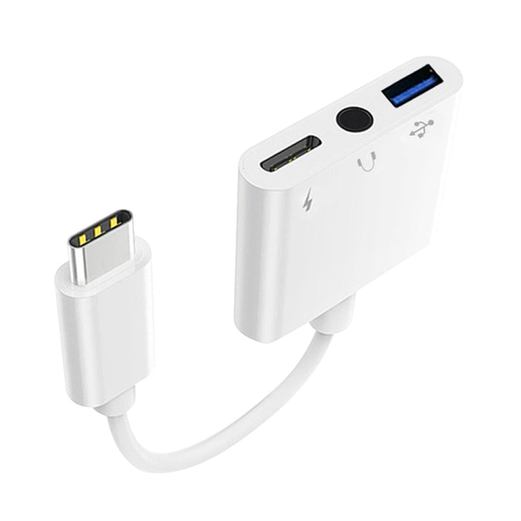 3 in 1 USB-C / Type-C Male to Type-C + USB + 3.5mm Female OTG Adapter,... 3 in 1 OTG Adapter