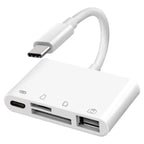 NK108LTC Card Reader – 4 in 1 USB-C Male to SD + TF + USB + Type-C Female Camera Reader, NK108LTC NK108LTC