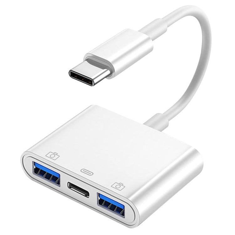 S-202 Adapter – 3 in 1 USB-C / Type-C Male to Type-C + 2 x USB Female Camera Adapter, S-202 S-202