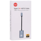 TH001 Adapter – USB-C / Type-C Male to HDTV Female 4K UHD Adapter, TH001 (Grey), TH001...