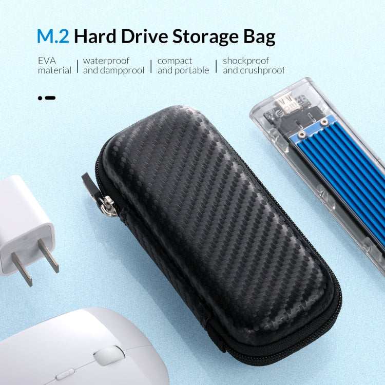 ORICO-M2PH01-BK-BP M.2 Hard Drive EVA Case Storage Bag – Waterproof