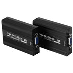 Measy VGA1815 VGA Extender Transmitter and Receiver Converter, POE Single Power Supply, Transmission Distance: 150m, VGA1815 – Aluminum Alloy VGA1815 AU Plug