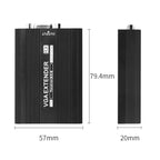 Measy VGA1815 VGA Extender Transmitter and Receiver Converter, POE Single Power Supply, Transmission Distance: 150m, VGA1815 – Aluminum Alloy