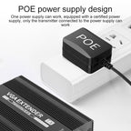 Measy VGA1815 VGA Extender Transmitter and Receiver Converter, POE Single Power Supply, Transmission Distance: 150m, VGA1815 – Aluminum Alloy