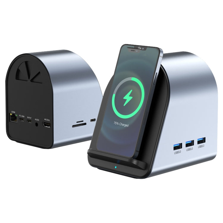 BYL-2211 10 in 1 USB-C / Type-C HUB Adapter, Support Phone Charger, BYL-2211 – 4K BYL-2211