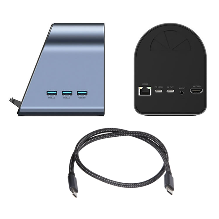 BYL-2211 10 in 1 USB-C / Type-C HUB Adapter, Support Phone Charger, BYL-2211 – 4K