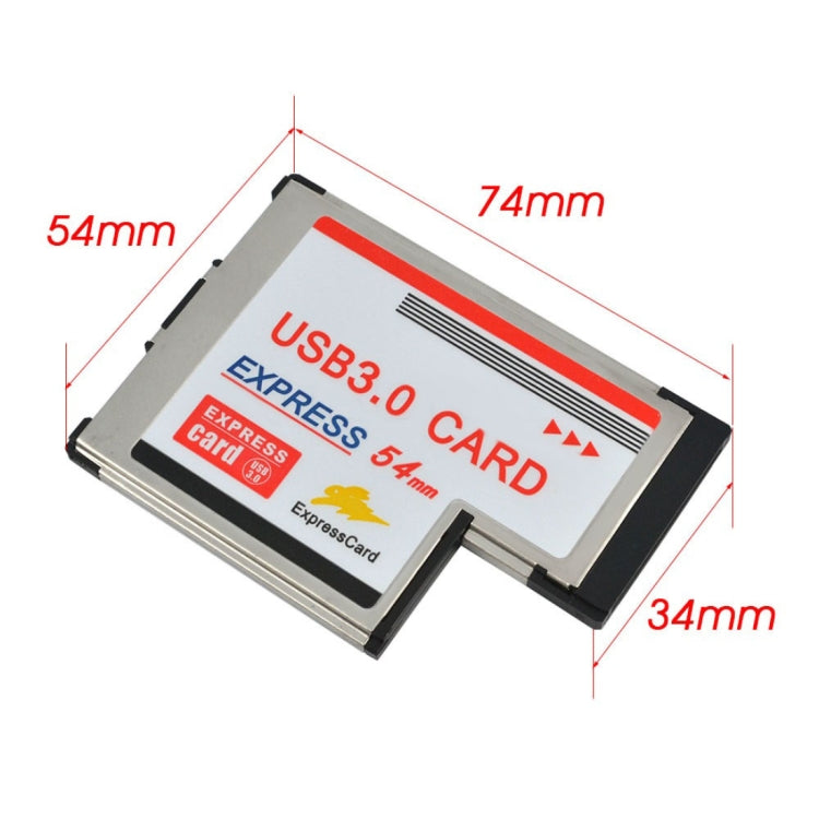 2 Ports USB 3.0 5Gbps PCI 54mm Slot Express Card for Laptop / Notebook, 54mm – Card Slot