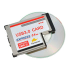 2 Ports USB 3.0 5Gbps PCI 54mm Slot Express Card for Laptop / Notebook, 54mm – Card Slot