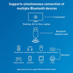 600M Bluetooth WiFi 2 in- 1 USB Network Adapter WiFi Signal Receiver, 605 – Bluetooth