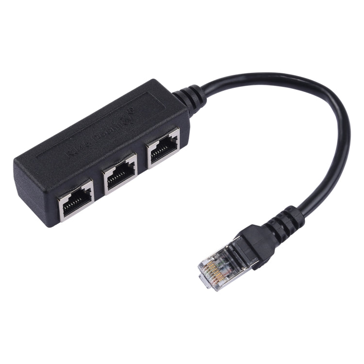 1 to 3 Socket LAN Ethernet Network RJ45 Plug Splitter Extender, 3 Ports RJ45 – Magnetic