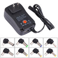 US Plug Universal 30W Power Wall Plug-in Adapter with 5V 2.1A USB Port, Tips: 6 PCS, Cable Length: About 1.2m, US Plug US Plug