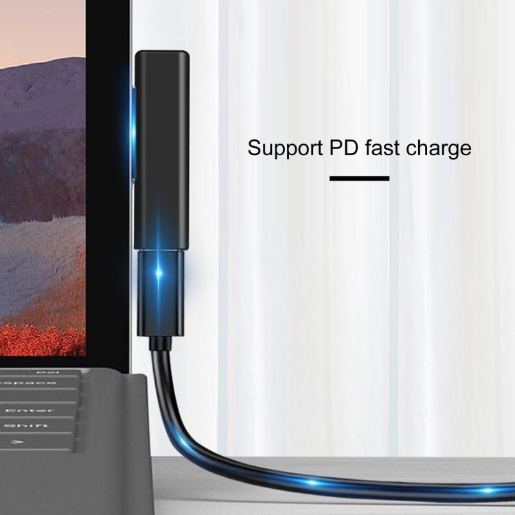 USB-C / Type-C Female PD Fast Charging Adapter for Microsoft Surface Pro 3 / 4 / 5 / 6 / 7 – Magnetic, Fast Charging