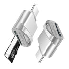 USB-C / Type-C 3.1 to Micro SD Card (TF Card) Reader Adapter, Silver – Durable Build, Easy to Use
