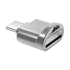 USB-C / Type-C 3.1 to Micro SD Card (TF Card) Reader Adapter, Silver – Durable Build, Easy to Use