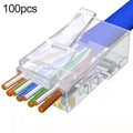 100pcs /Pack Cat5e RJ45 Connector Unshielded Pass Through Modular Plug, Gold: 3u, Cat5e Unshielded Pass Through – Durable Build, Easy to Use Cat5e Unshielded Pass Through