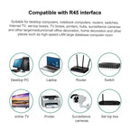 100pcs /Pack Cat6e Unshielded Pass Through RJ45 Connector Modular Plug, Cat6e UnShielded Pass Through – Durable Build, Easy to Use