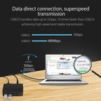 ORICO H4928-U3 ABS High Speed 4 Ports USB 3.0 HUB with 12V Power Adapter for Smartphones / Tablets – Durable Build, Easy to Use