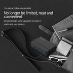 ORICO H4928-U3 ABS High Speed 4 Ports USB 3.0 HUB with 12V Power Adapter for Smartphones / Tablets – Durable Build, Easy to Use