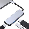 2011N 3 In 1 USB 3.0 x2 + HDMI Multi-function Type-C / USB-C HUB Docking Station, 2011N USB 3.0 x2 + HDMI – Aluminum Alloy 2011N USB 3.0 x2 + HDMI